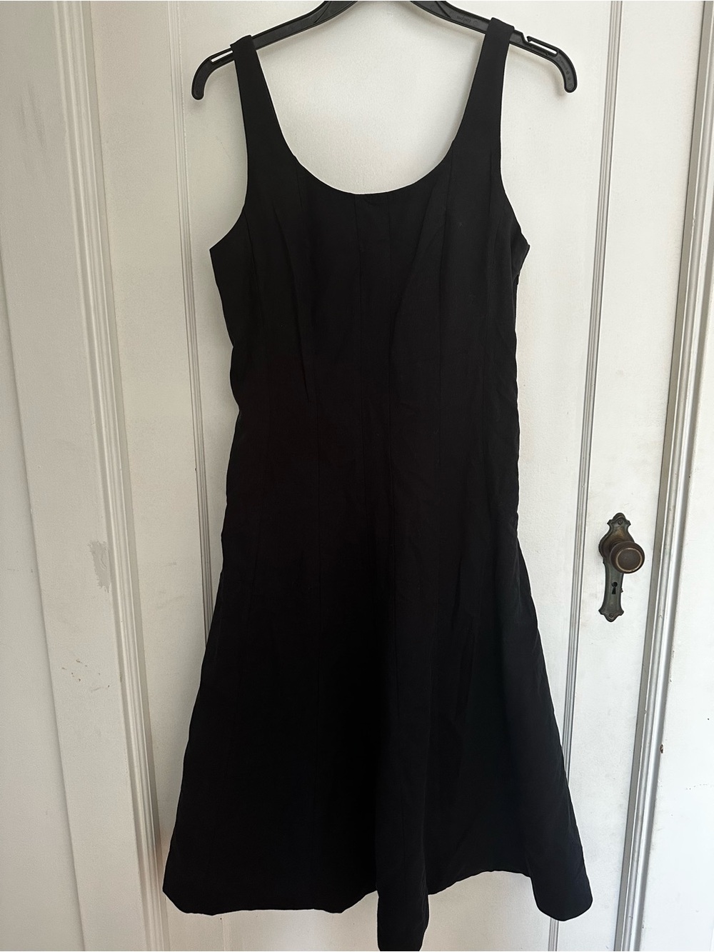 a new day Black Sleeveless Midi A-Line Dress